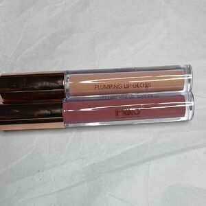 For You Pumping Lip Gloss Duo - Pink & Shimmering Neutral